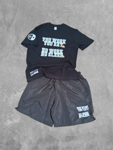You Work You Eat Shorts Set